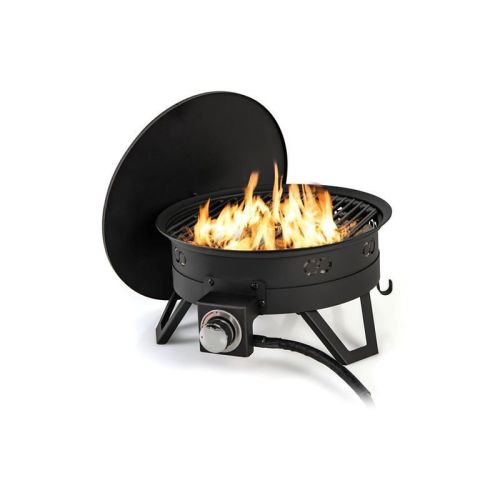 Portable Gas Fire Pit with Removable Grill for Camping Portable Gas Fire Pit with Removable Grill for Camping